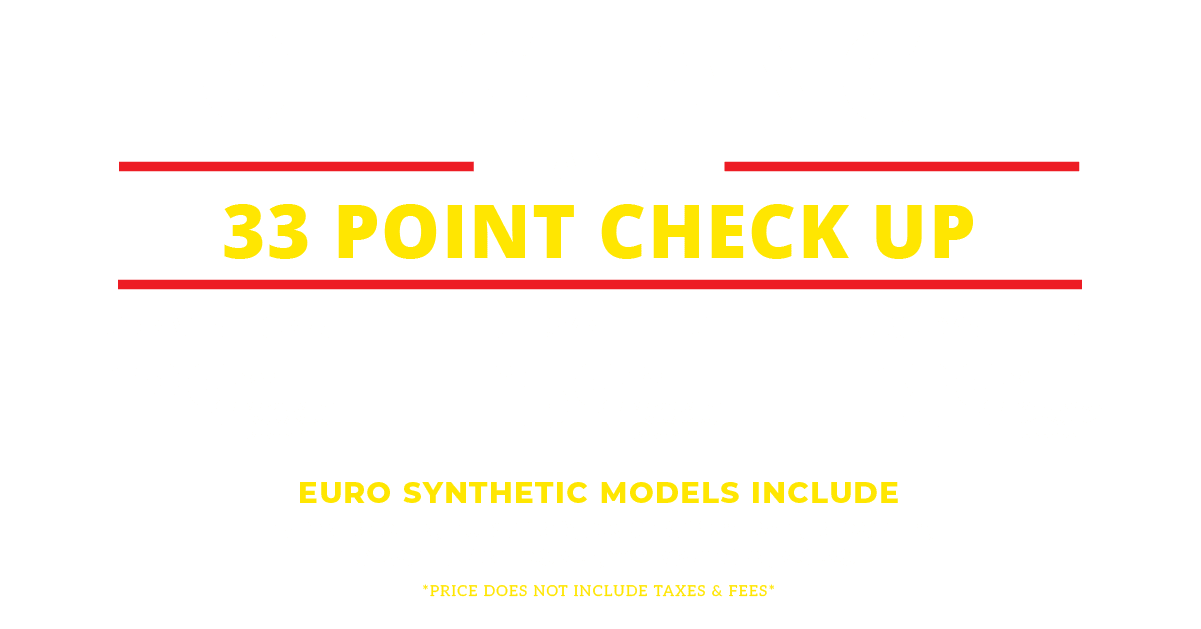 Oil change pricing details and promotion information