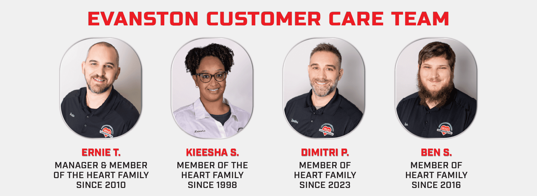evanston customer care team