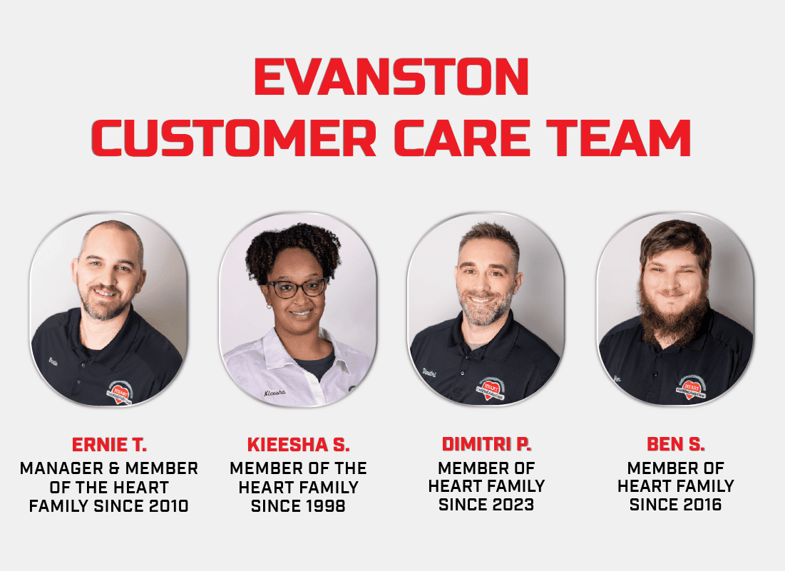 evanston customer care team