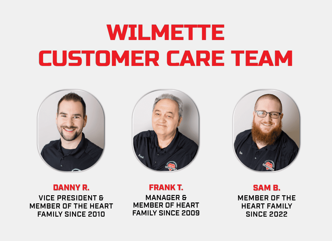 Wilmette customer care team