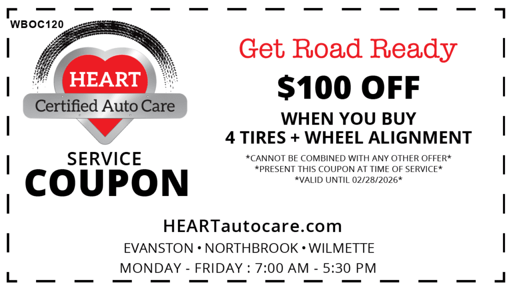 $100 Off 4 tires Coupon