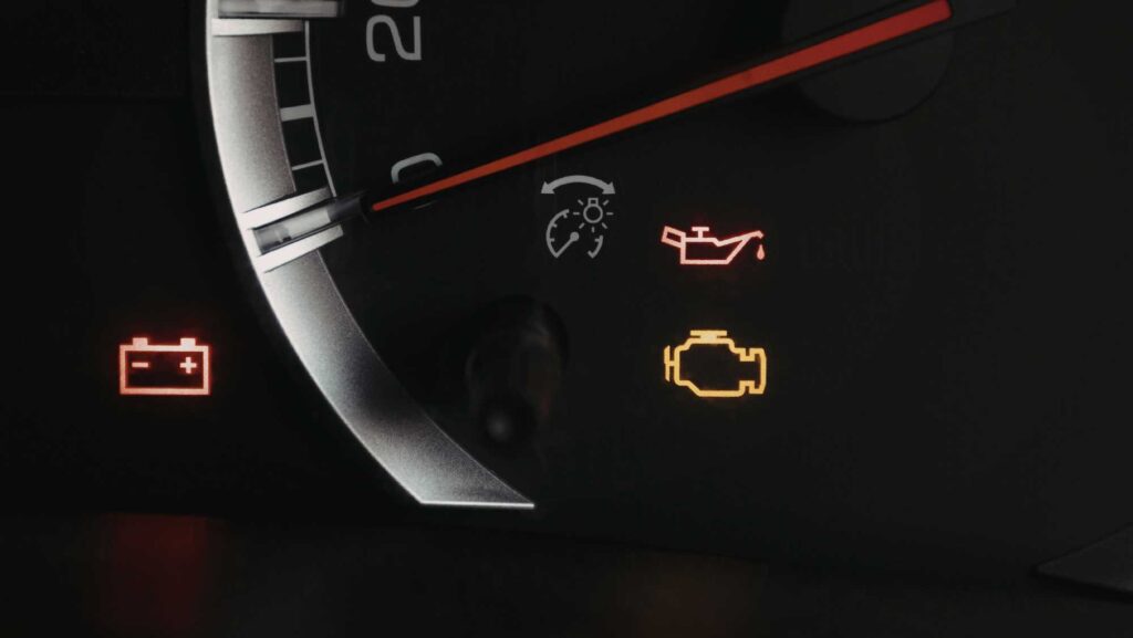 Check engine light on dashboard at Heart Auto Care Libertyville