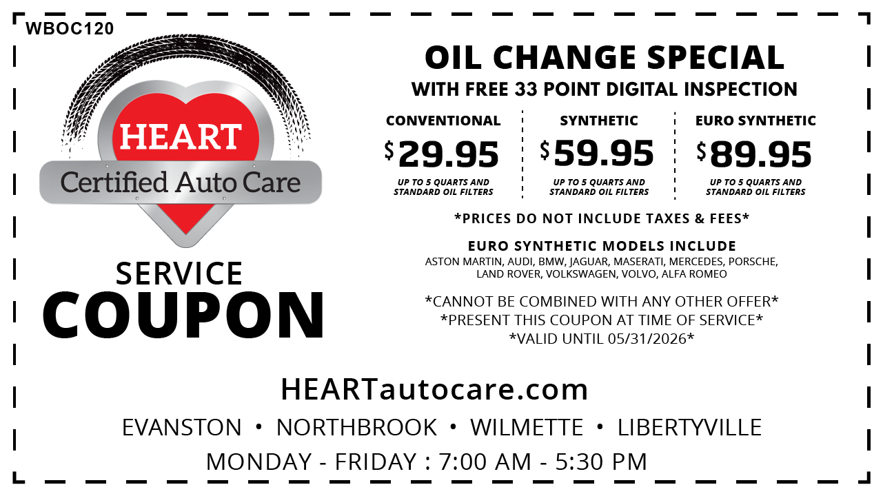 Oil Change Coupon - Save on your weekly service