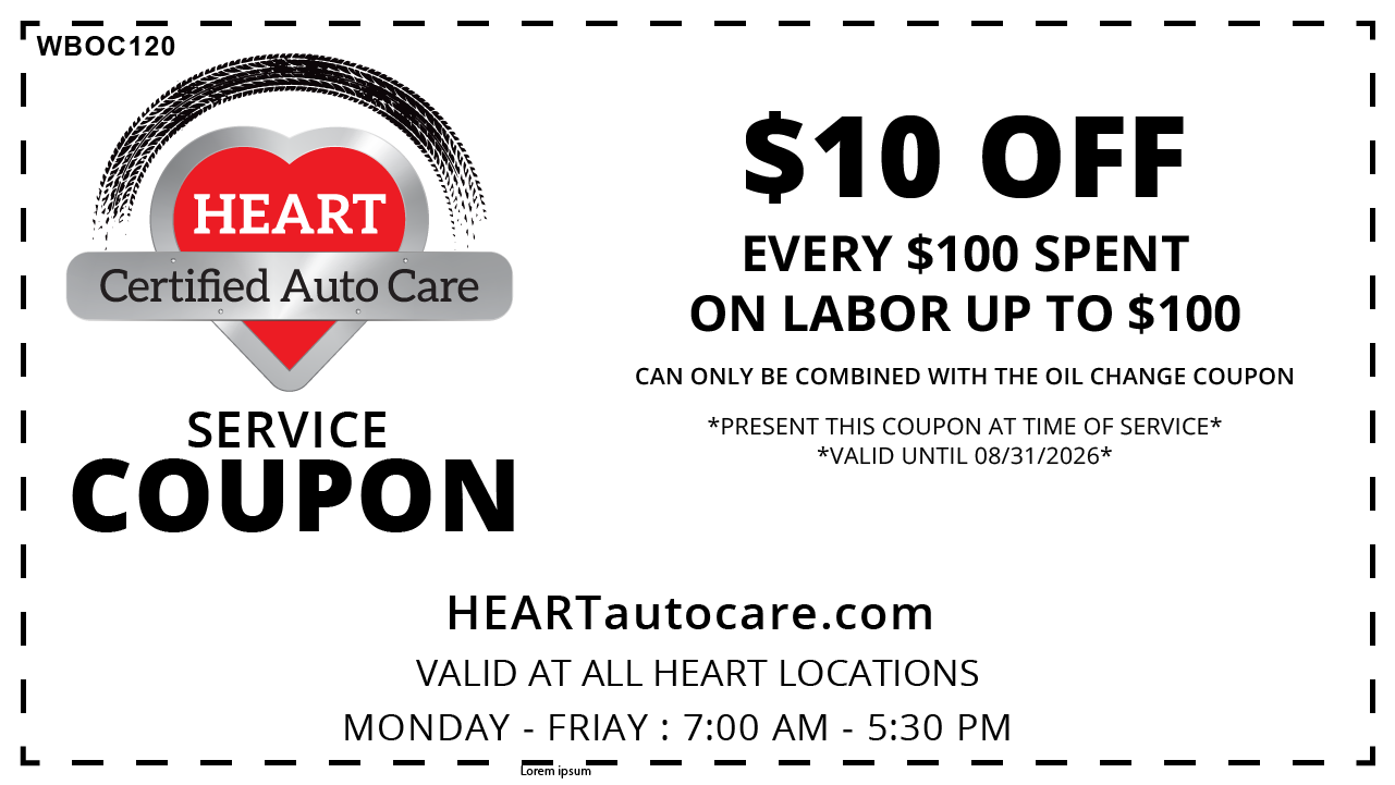 Labor Service Coupon - Discount on labor costs