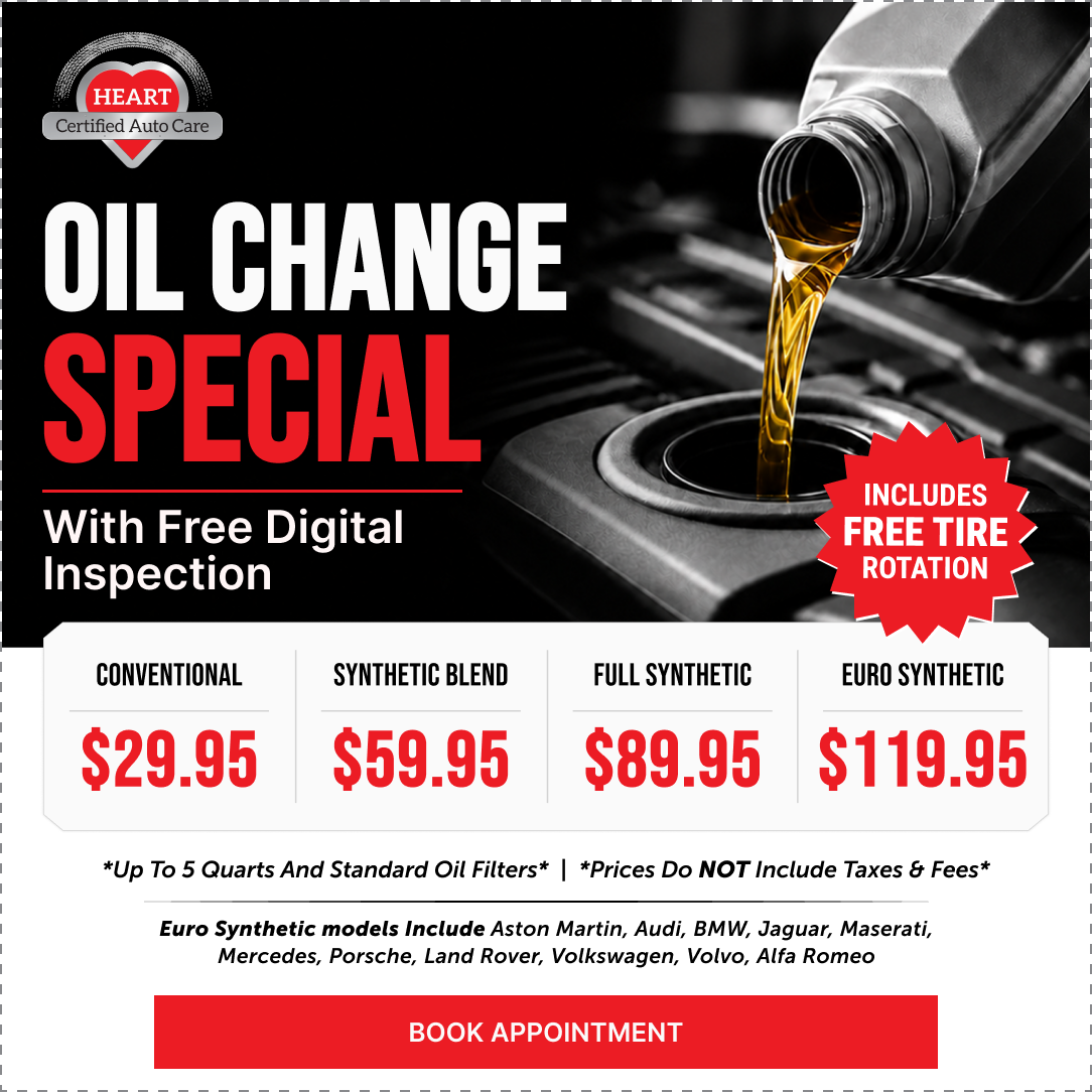 Oil change with free digital inspection promotion