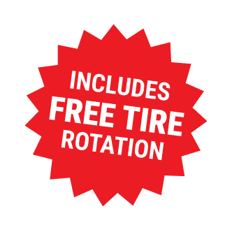 Starburst showing free tire rotation