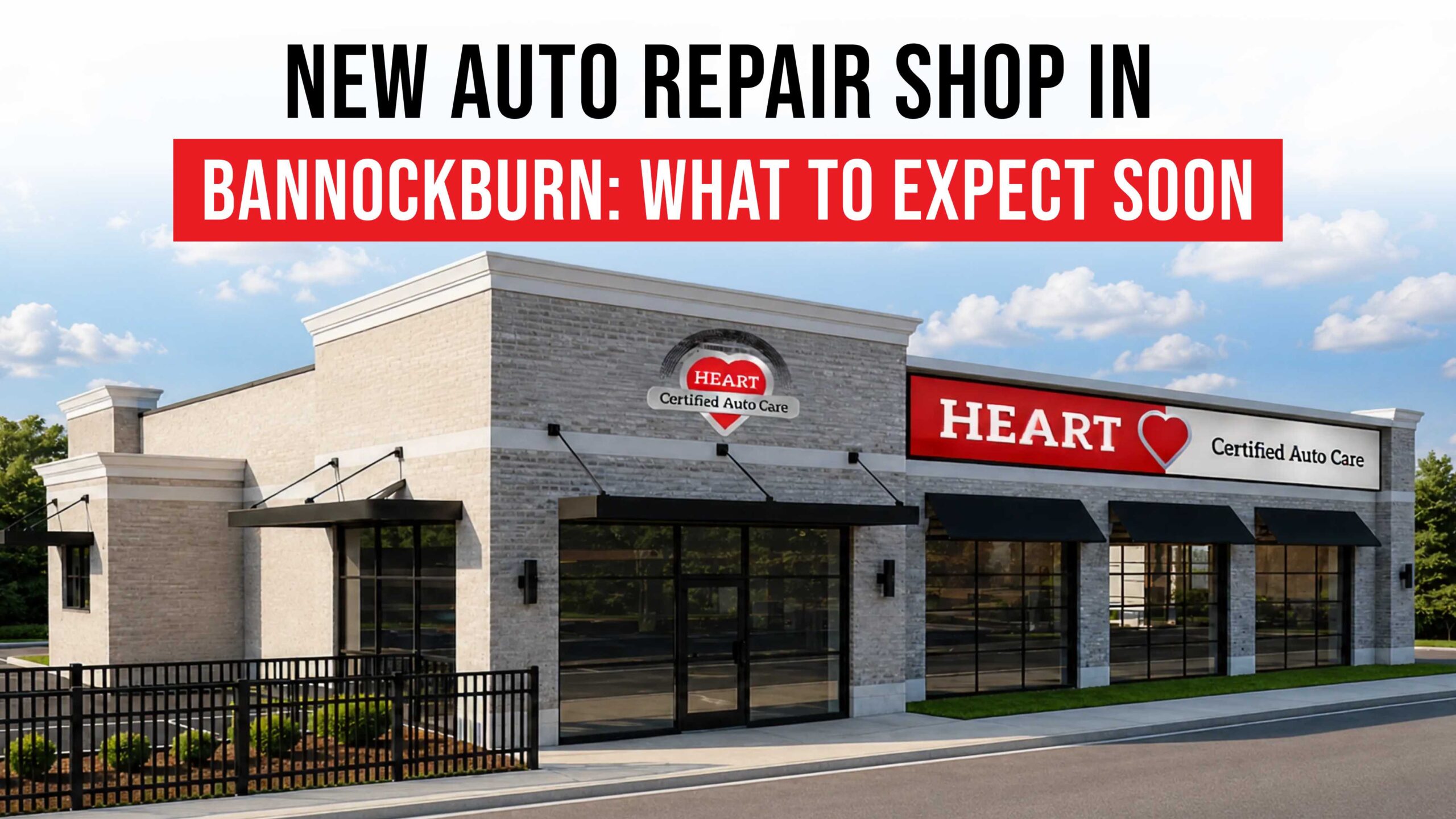 New auto repair shop Bannockburn HEART Auto Care exterior view