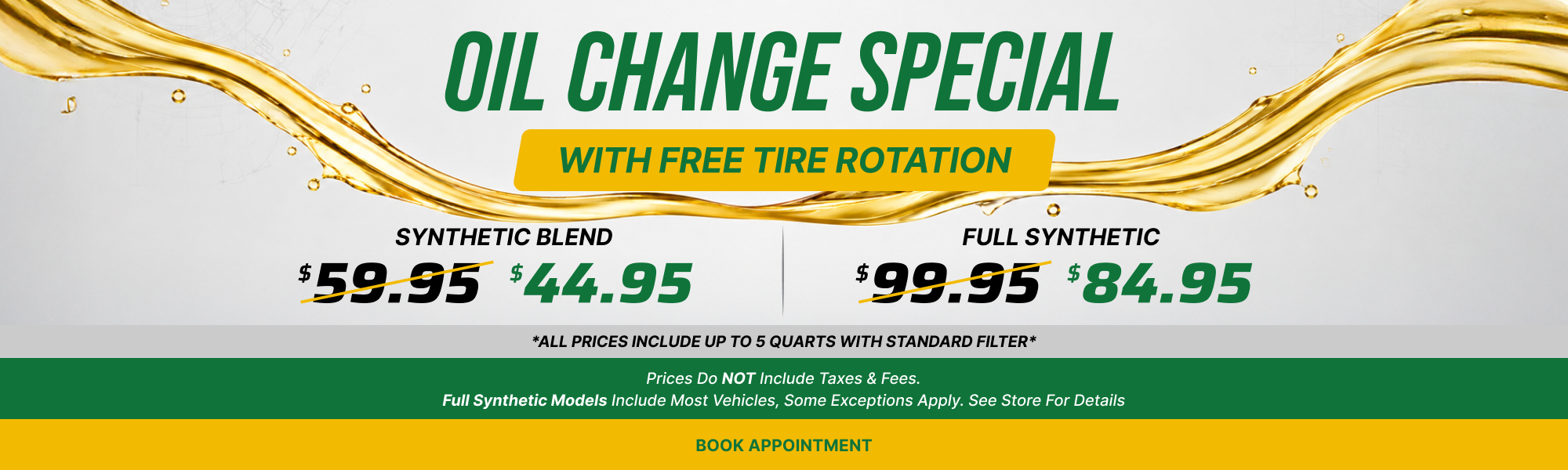 September oil change special