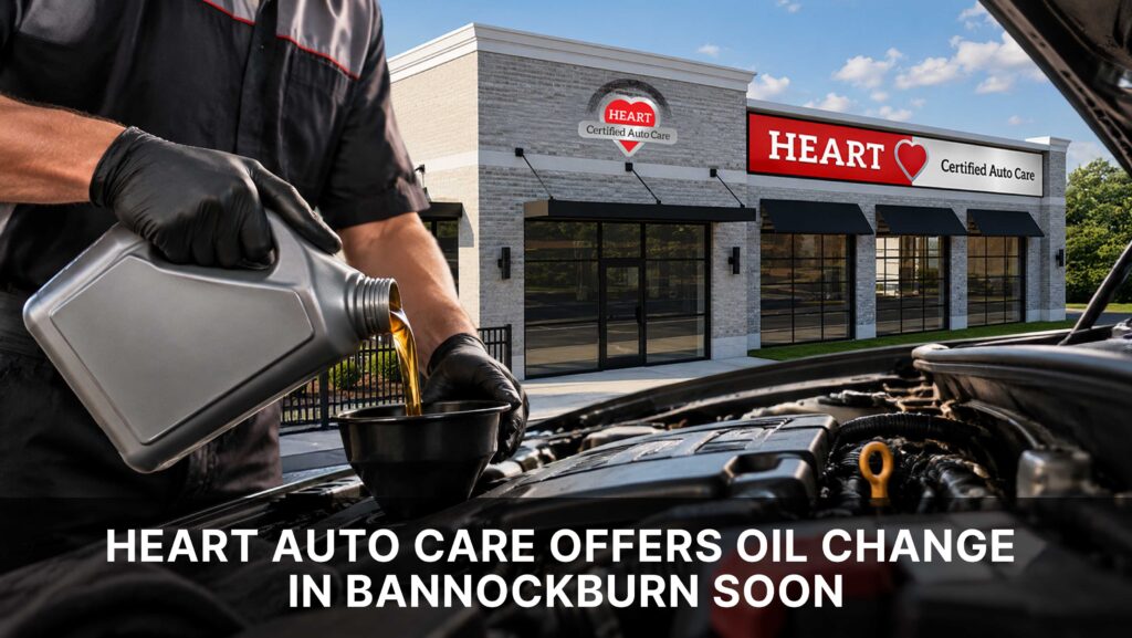 technician performing oil change in Bannockburn IL